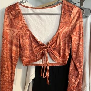 Orange going out top